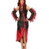 Feuerteufel Damenkostüm -Karneval Universe Verkäufe sexy feuerteufel kostuem halloween verkleidung fuer frauen 43253