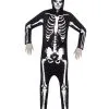 Skelett Kostüm Mit Kapuze -Karneval Universe Verkäufe skeleton kostuem mit kapuze skelett ganzkoerper anzug halloween verkleidung herren 21042
