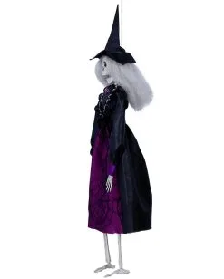 Hängefigur Skelett Hexe 40cm -Karneval Universe Verkäufe skelett hexe haenge figur skeleton witch hanging figure halloween dekoration zum aufhaengen 53362 2