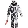 Totenkopf Horrorclown Kinder Kostüm Mit Maske -Karneval Universe Verkäufe skelett horror clown kinder kostuem mit maske skele klown child costume with mask killerclown halloween anzug 54231