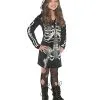 Skelett Minikleid Für Mädchen -Karneval Universe Verkäufe skelett kostuem kleid fuer kinder skelett faschings kostuem halloween und faschings kostueme fuer kinder 29288 1