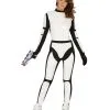 Damenkostüm Space Soldatin -Karneval Universe Verkäufe space soldatin kostuem sternenkrieg verkleidung fuer halloween und fasching damen kostuemanzug 28896