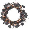 Spooky Halloween Türkranz Mit Candy Corn 60cm -Karneval Universe Verkäufe spooky candy corn halloween tuerkranz 60cm spooky candy corn halloween wreath tuerdeko halloween 54078