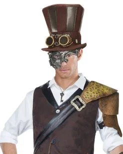 Steampunk Phantom Maske Silber -Karneval Universe Verkäufe steampunk phantom maske silber venetian steampunk mask venezianische steampunk phantom maske 25589 3