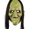 Hexe Halloween Latex Halbmaske