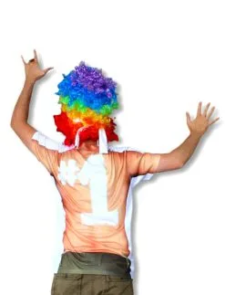 Super Fan Shirt -Karneval Universe Verkäufe super fan shirt kameraden uniform mega gefolgsmann hemd scherzshirt fuer maenner sportfanatiker kostuem 8801232