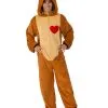 Teddybär Kostüm Mit Herz Unisex 1 Teddybär Kostüm Mit Herz Unisex -Karneval Universe Verkäufe teddybaer kostuem mit herz tierkostuem teddy bear costume with hood 38688 01