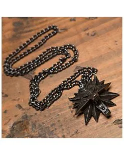 The Witcher 3 - Wild Hunt Medaillon -Karneval Universe Verkäufe the witcher 3 wild hunt wolfs medaillon the witcher fanartikel gaming zubehoer 36961 4