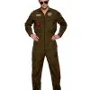 Navy Top Gun Kostümanzug Herren Jet Pilot -Karneval Universe Verkäufe top gun jet pilot herren kostuemanzug top gun mens pilot jumpsuit kampfjet pilot airforce verkleidung 54146