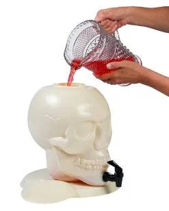 Totenkopf Getränkespender -Karneval Universe Verkäufe totenkopf getraenkespender totenschaedel getraenkespender halloween tischdekoration 24306 03
