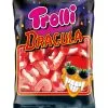 Trolli Dracula 200g -Karneval Universe Verkäufe trolli dracula gebisse im beutel trolli vampirgebisse halloween suesswaren 25256