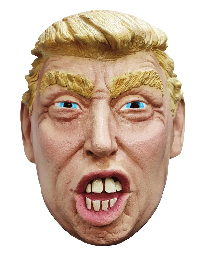Witzige Trump Latexmaske 3 Witzige Trump Latexmaske