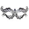 Metall-Maske Mit Blauen Strasssteinen -Karneval Universe Verkäufe venezianische metall maske mit blauen strasssteinchen venetian metal mask hochwertige faschings masken 25325