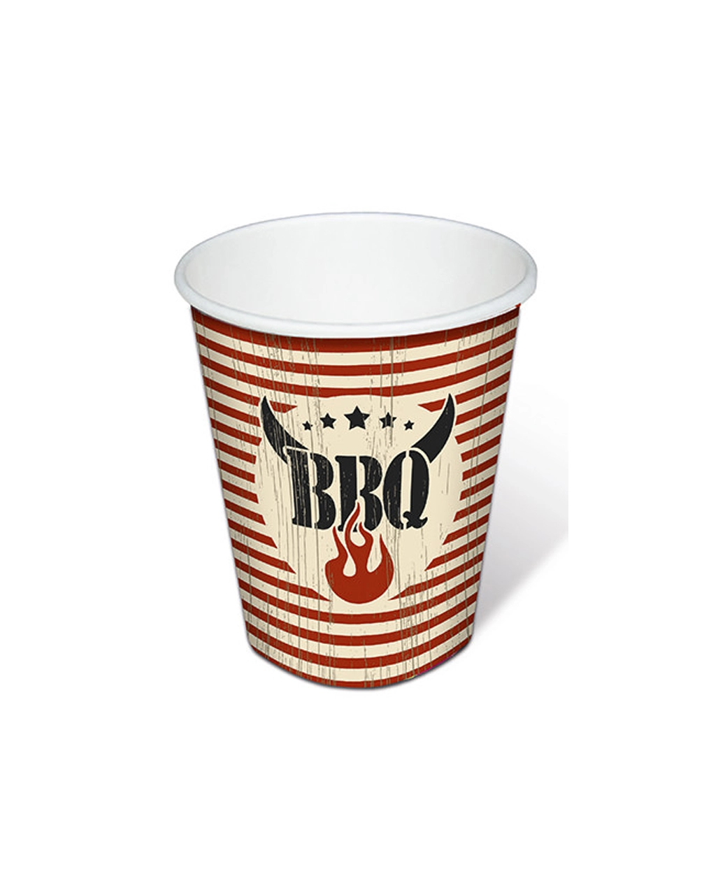 Pappbecher Barbecue 10 Stück 3 Pappbecher Barbecue 10 Stück