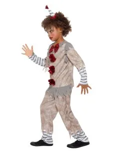 Vintage Killer Clown Jungen Kostüm -Karneval Universe Verkäufe vintage horror clown jungen kostuem killerclown verkleidung kinder halloween evil clown boy costume 35846 3