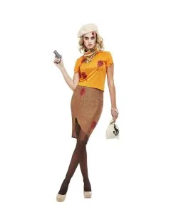 30`s Bonnie Gangster Lady Kostüm