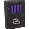 Violette "Wohlstand" Hexenkerzen 12 St. -Karneval Universe Verkäufe violette wohlstand zauberkerzen purple prosperity spell candles gothic deko 50675 01