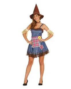 Neckische Vogelscheuche Damenkostüm