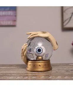 Hellseher Schneekugel Mit Auge 13cm -Karneval Universe Verkäufe wahrsage kugel mit auge fortune teller globe with eye spirituelle deko okkulte deko 54739 06