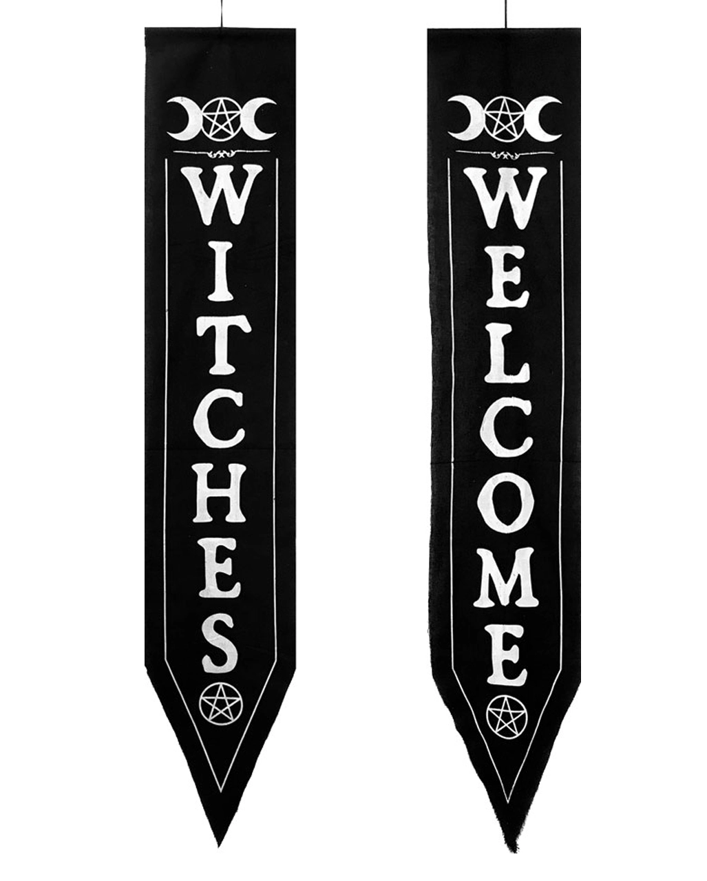Witches Welcome Banner 2-tlg. Set 3 Witches Welcome Banner 2-tlg. Set