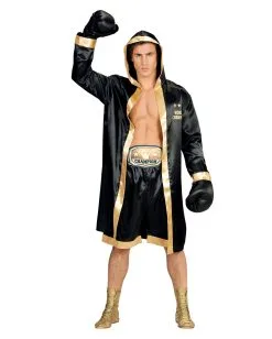 Boxer Kostüm Mit Umhang -Karneval Universe Verkäufe world champion boxer kostuem boxing fighter costume sportler kostuem mottoparty kostuem 37002 03