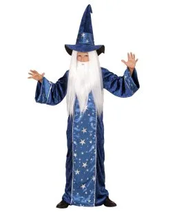 Fantasy Zauberer Kinderkostüm -Karneval Universe Verkäufe zauberer kinderkostuem magier kostuem wizard child costume maerchenkostuem 36578 02