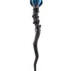 Serpenta Zauberstab Mit Blauem Stein -Karneval Universe Verkäufe zauberstab serpenta mit blauem stein magic wand serpenta with blue stone cosplay kostuemzubehoer 38923 01