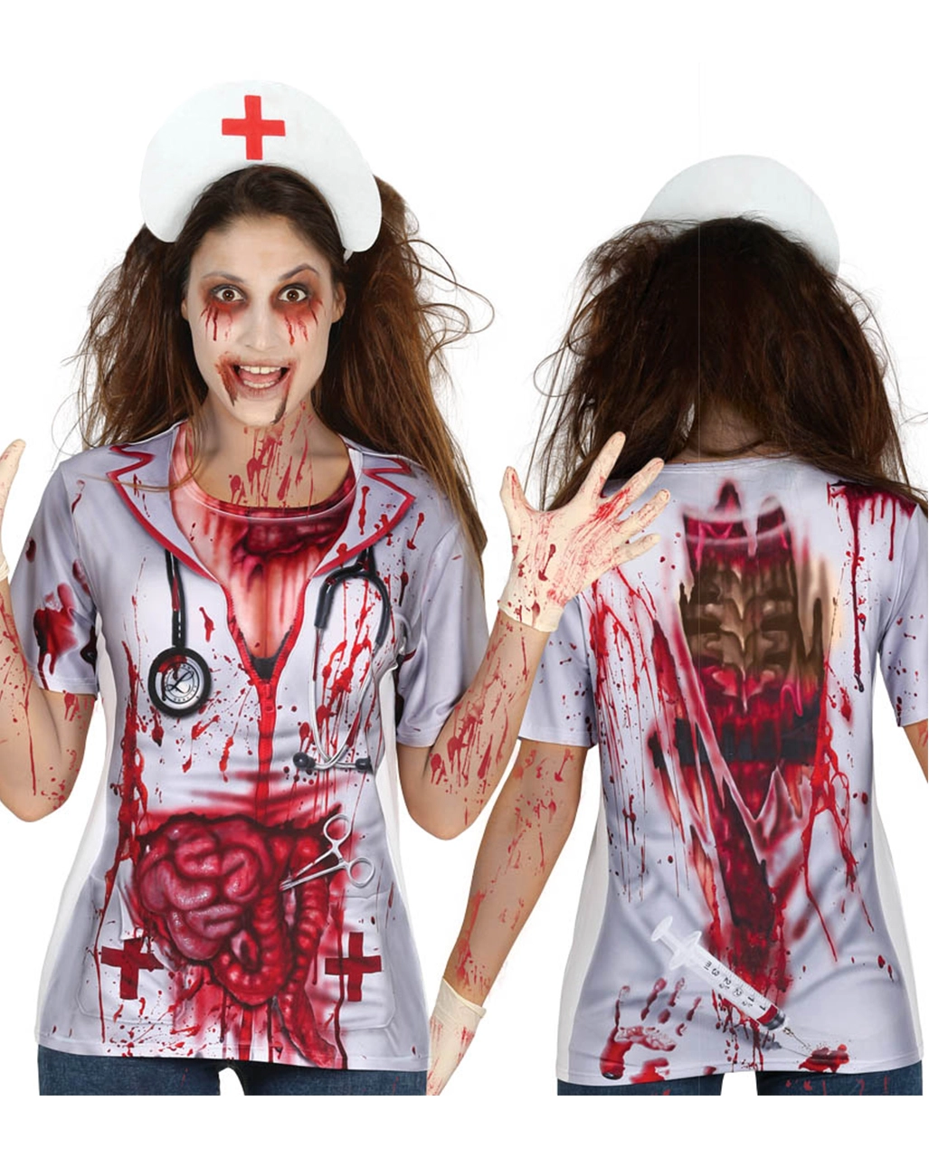 Zombie Krankenschwester T-Shirt 3 Zombie Krankenschwester T-Shirt